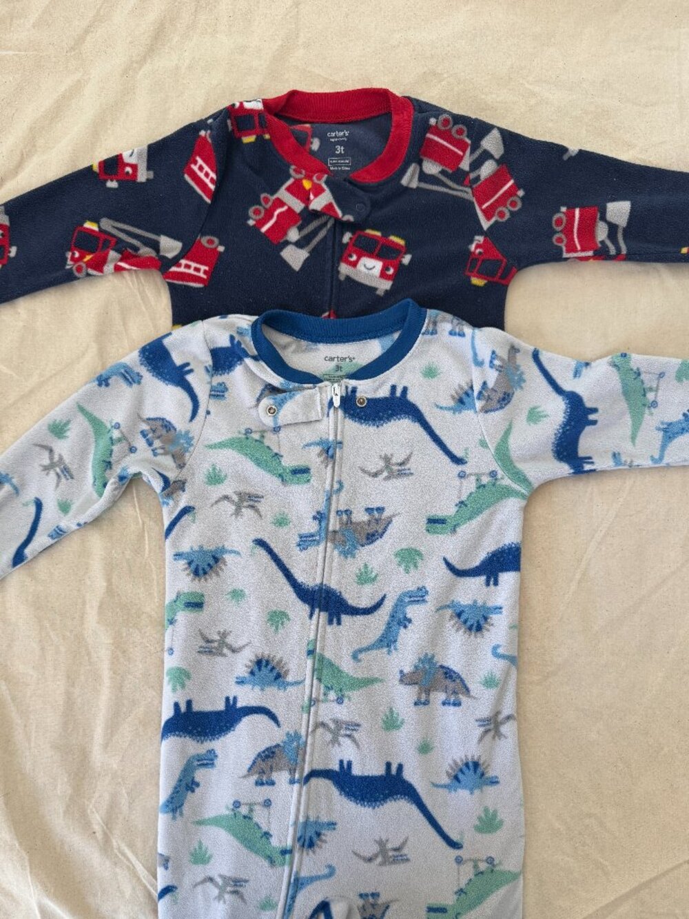 2-Pack Carter's Fleece Footie Pajamas - Size 3T